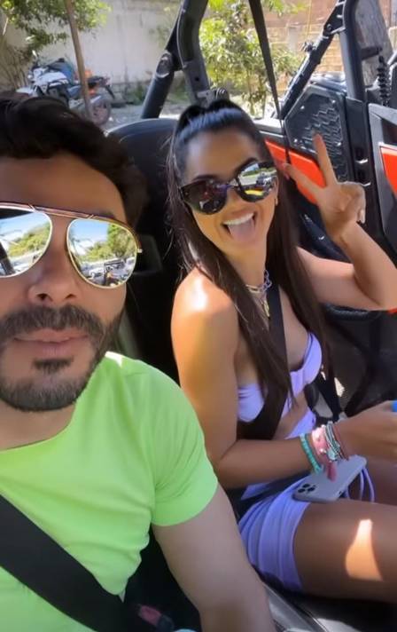 Rodolffo e Aiane durante passeio - Foto: Reprodu&ccedil;&atilde;o/Instagram