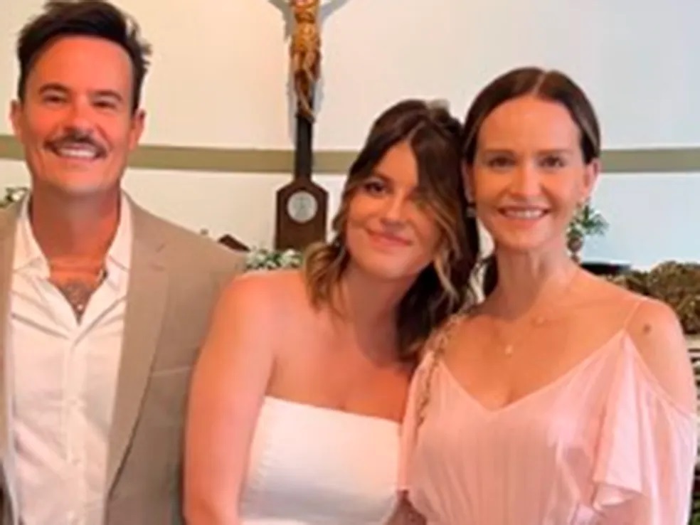 A amiga de longa data de Paulo, Fernanda Rodrigues, marcou presen&ccedil;a na cerim&ocirc;nia