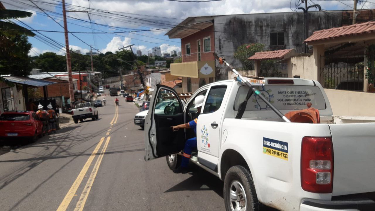 Agentes da Amazonas Energia est&atilde;o no local - Foto: Divulga&ccedil;&atilde;o