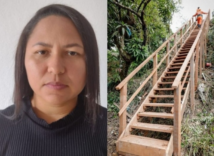 Polícia investiga se mulher baleada em escadaria de Manaus foi assassinada