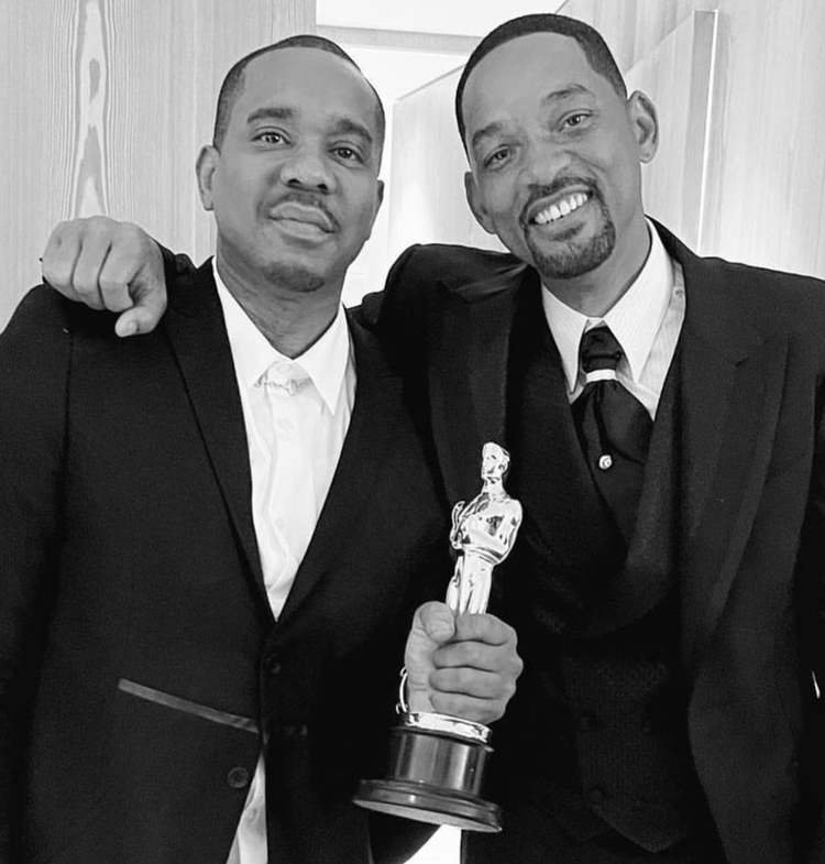 Duane Martin com Will Smith no Oscar - Foto: Reprodu&ccedil;&atilde;o/Instagram