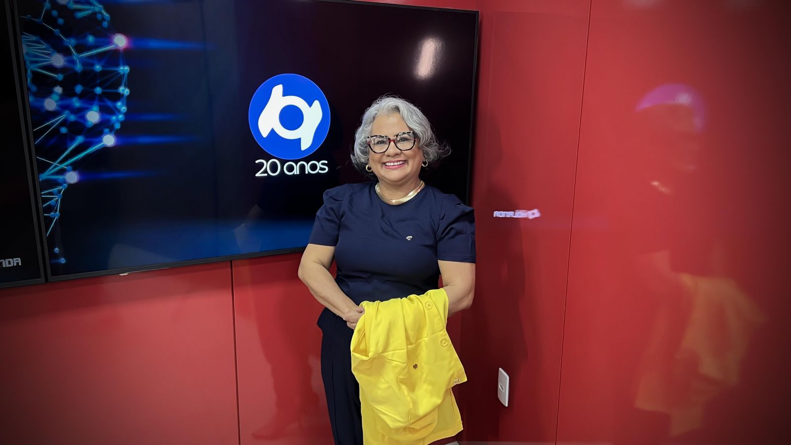 A apresentadora e farmac&ecirc;utica Ednilza Guedes marcou presen&ccedil;a nos est&uacute;dios do Portal do Holanda. Produ&ccedil;&atilde;o: Andr&eacute; Prot&aacute;zio e Paulo Rabelo