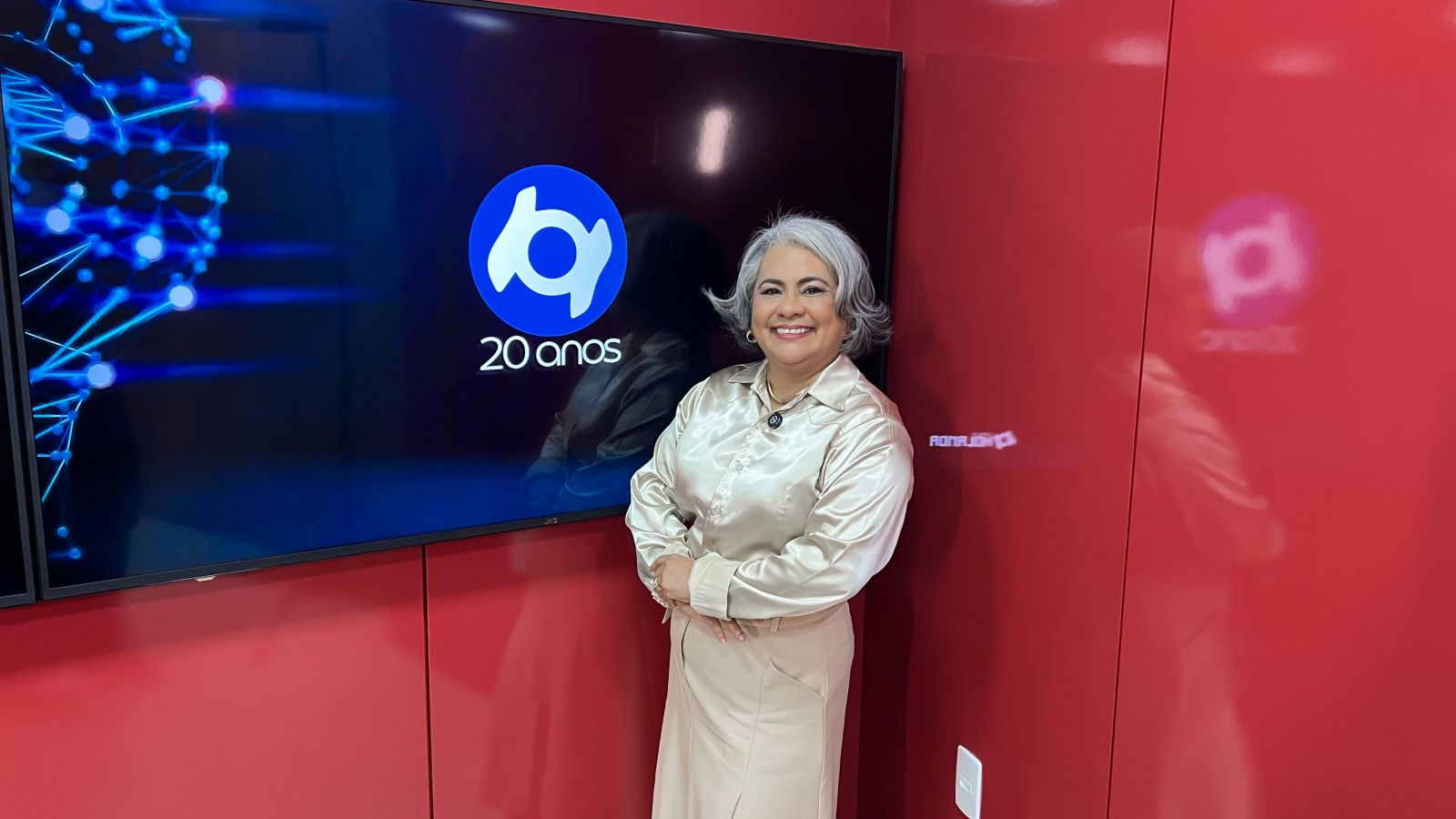 A apresentadora e farmac&ecirc;utica Ednilza Guedes esteve nos est&uacute;dios do Portal do Holanda.