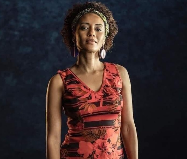 Atriz aparece caracterizada. Foto: Divulga&ccedil;&atilde;o