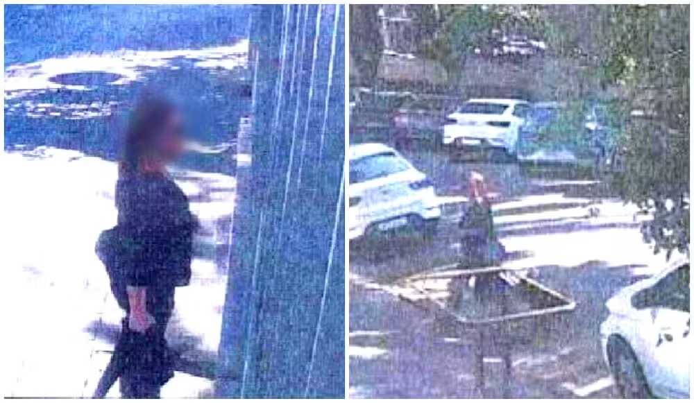 Imagem de c&acirc;meras de seguran&ccedil;a mostram stalker rondando condom&iacute;nio da atriz