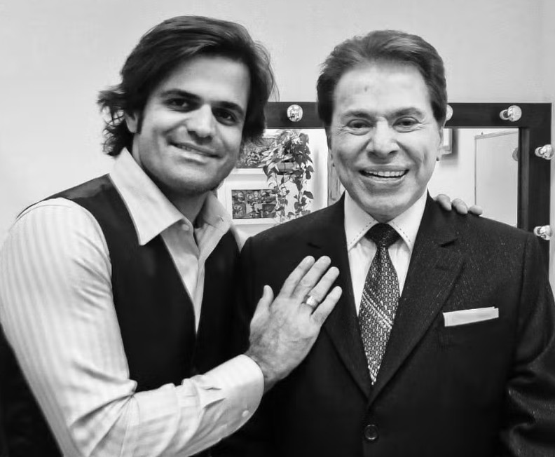 Jo&atilde;o Camargo e Silvio Santos - Foto: Reprodu&ccedil;&atilde;o