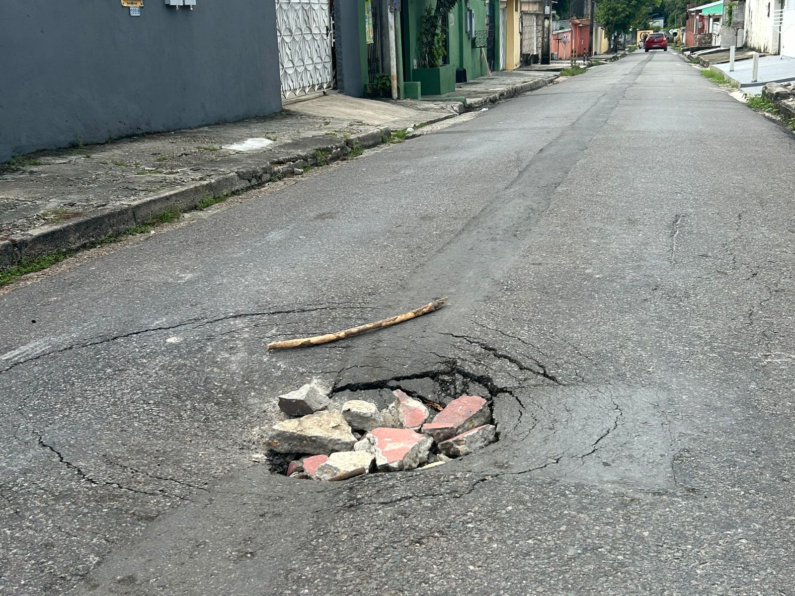 Outro buraco se inicia - Foto: Jander Robson/Portal do Holanda