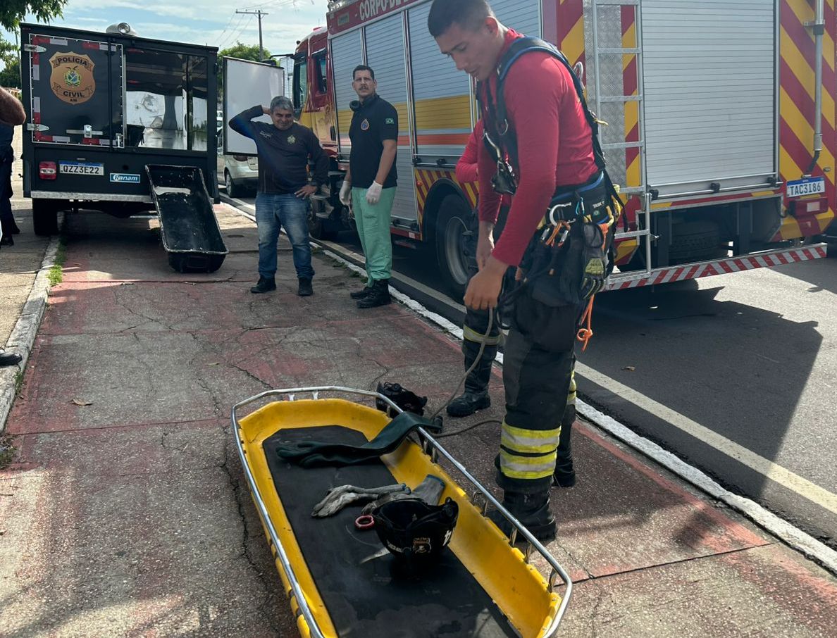 Bombeiros fizeram o resgate - Foto: Jander Robson/Portal do Holanda