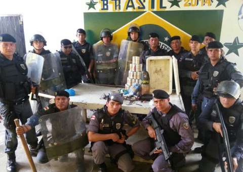 Polícia acaba com festa da virada em presídio de Coari