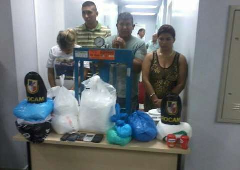 Polícia apreende 26 quilos de cocaina em casa na  Compensa