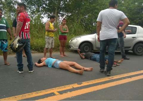 A maioria dos acidentes em Manaus envolve moto