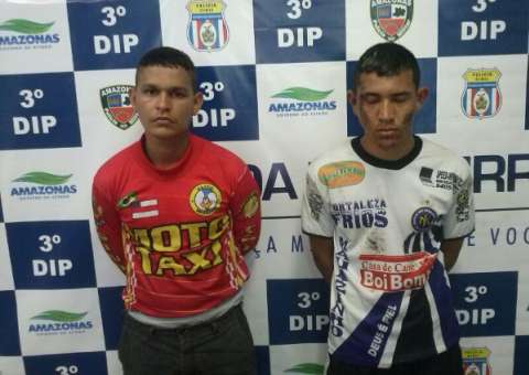 Dupla passava por mototaxista para assaltar