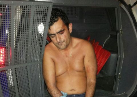 Motorista bêbado joga veículo contra duas blitze e tenta escapar em Manaus