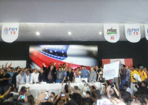 Em nome de uma "nova política"Amazonino declara apoio  a Braga