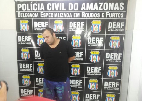 Homem procurado por assaltar seis  salões de beleza em Manaus é preso