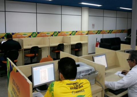 Conheça o interior do Centro de Mídia para a Copa em Manaus