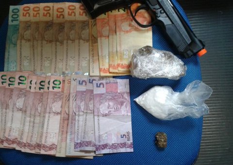 Polícia Civil prende homem que traficava drogas no bairro Aleixo