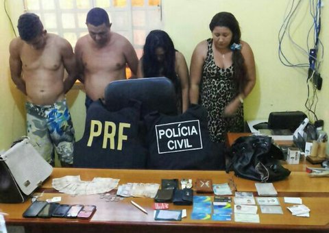 Casal rouba em P. Figueiredo e é preso na estrada