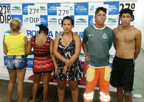 Avassaladoras do pó são presas no Amazonino Mendes