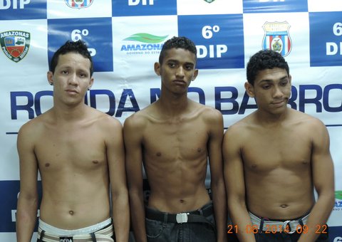 Trio é preso por tentativa de latrocínio à idoso de 74 anos na Zona Norte