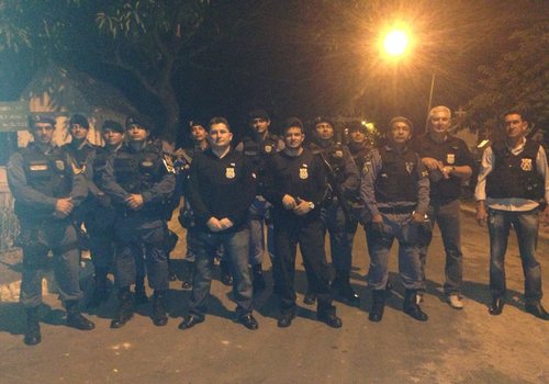 Polícia realiza ação para coibir o tráfico de drogas 