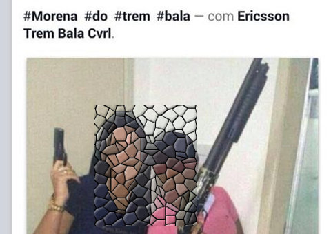 Polícia procura mulheres que se exibiam com armamento restrito no Facebook 