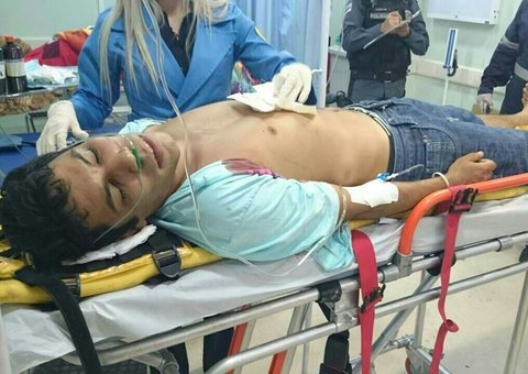 Polícia  impede arrastão a restaurante e fere bandido