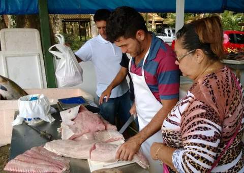 Promoção de tambaqui e pirarucu continua no Feirão da Sepror