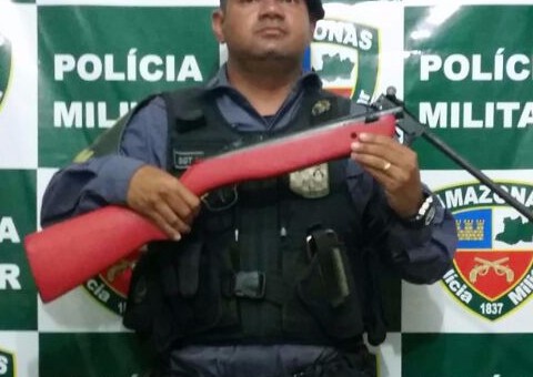 No interior do Amazonas, adolescente é detido após ser flagrado ameaçando moradores com espingarda