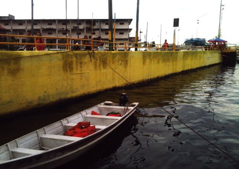 Vazante lenta:  Em 39 dias, rio Negro baixou 90 cm