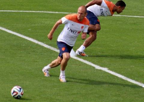  Seleção da Holanda treina na sede do Flamengo na Gávea