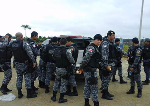Militares continuam na área da Suframa que foi invadida