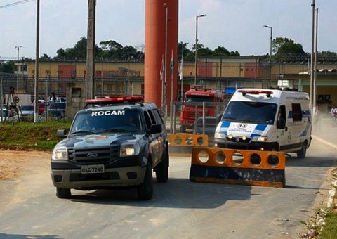 O foragido da Justiça é preso no bairro da Compensa 