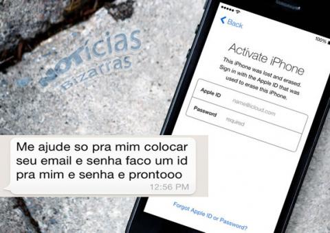 Homem compra IPhone roubado e implora por senha de desbloqueio para antigo dono