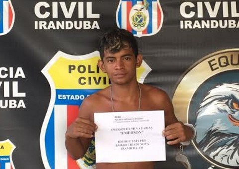 Em Iranduba, polícia prende homem acusado de roubo e estupro