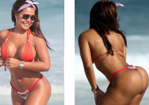  Só dá 'Mulher Jaca' na Praia da Barra