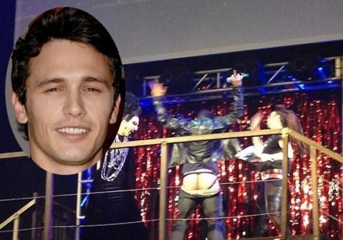 James Franco mostra bunda em festa gay