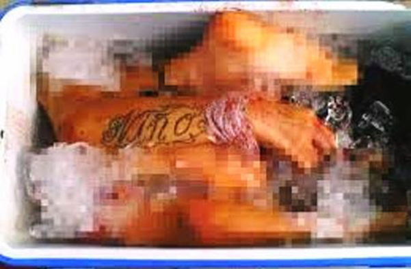 Traficante é mutilada e restos são achados dentro de cooler