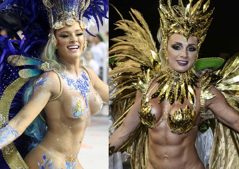 Compare: evolução do corpo de Juju Salimeni durante os carnavais