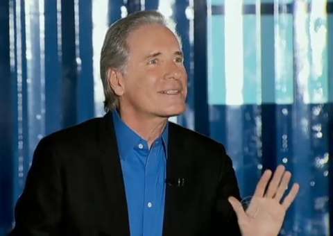 Roberto Justus baixa a bola para o ex-piloto Raul Boesel