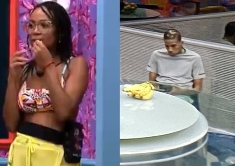 BBB21: Karol Conká exclui Lucas no almoço e zomba de religião do brother