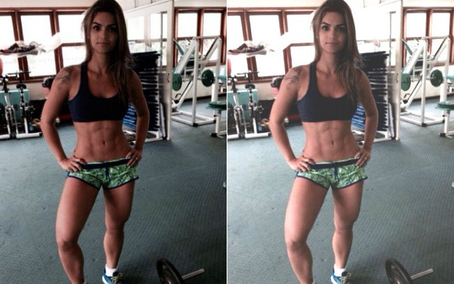 Kelly Key mostra abdomen sarado após treino