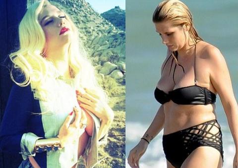  Após dieta líquida, Ke$ha exibe boa forma
