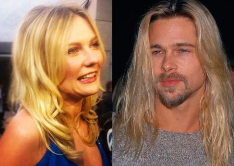 Kirsten Dunst diz que achou nojento beijar Brad Pitt