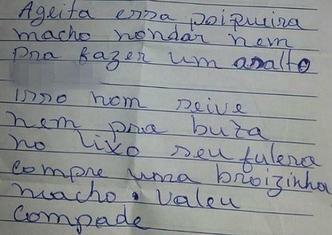  Ladrão reclama da qualidade de moto "não dá nem pra fazer um assalto"