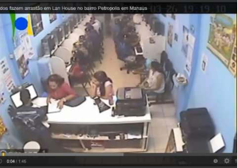 Lan house é assaltada por três homens