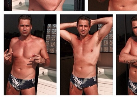 Latino é chamado de ridículo após postar fotos só de sunga no instagram