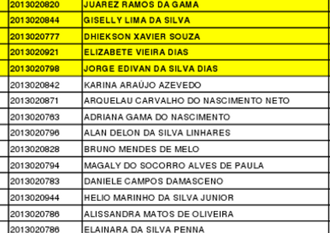  TCE  divulga resultado final do processo seletivo de estagiários 