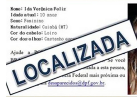 Criança desaparecida há 2 anos é encontrada na Itália