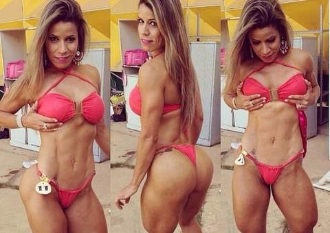  Mãe de dois malha 3h por dia para competição de fisiculturismo